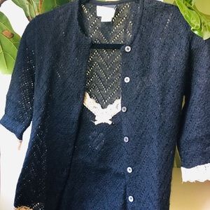 Dolce & Gabbana Black Sweater Set